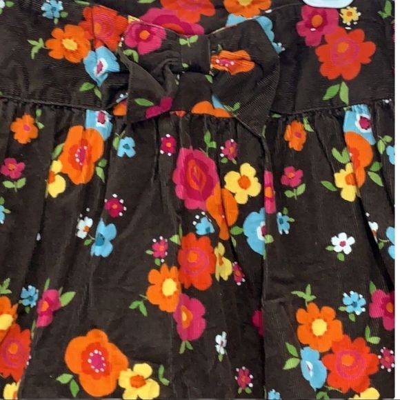 Sz4 Gymboree Brown Floral Print Skorts - Picture 3 of 6